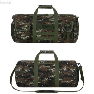 Tactical Digital Camo Heavy Duty Round Duffel Bag